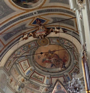 Leonforte affreschi chiesa S