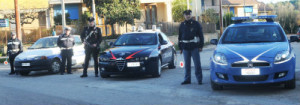 polizia carabinieri vigili posto blocco