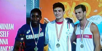 Filippo Randazzo sul podio