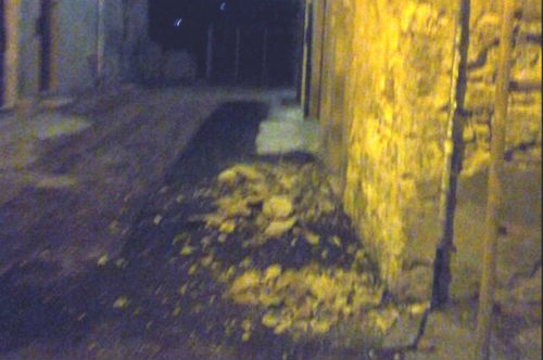 valguarnera tetto casa crollata via San Francesco