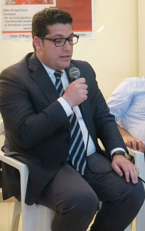 Fabio Venezia durante il suo intervento