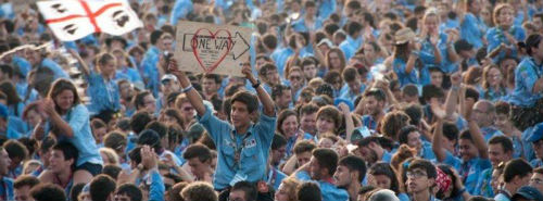 Ragazzi scout a Floristella