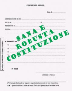 certificato medico