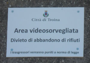 Troina spazzatura