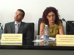 Francesco Lo Gerfo e Stefania Leonte