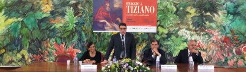 sindaco Fabio Venezia mostra Tiziano