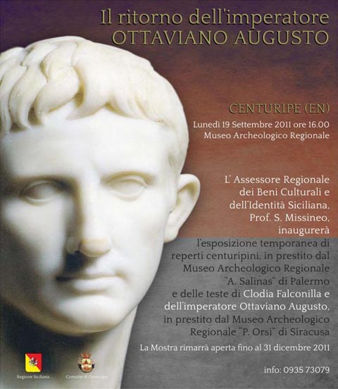 Il ritratto dell’imperatore Augusto torna a Centuripe dopo 83 anni