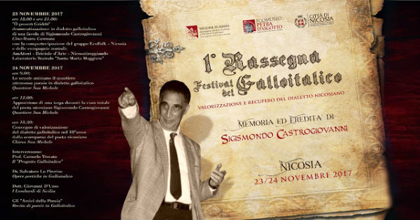 Nicosia: 1^ rassegna festival del Galloitalico, a ricordo del maestro Sigismundo Castrogiovanni
