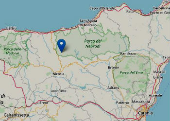 Terremoto ML 2.7 il 26-10-2018 ore 14:23 a 4 km NW Capizzi (ME) interessati Cerami, Sperlinga, Nicosia, Troina e Gagliano