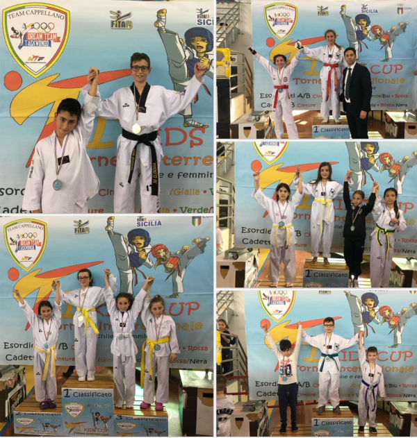 Ottimi risultati della società ennese Mangione all’Asd Dream Team Taekwondo Barcellona