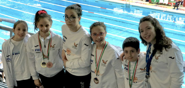 Enna. 5 medaglie per gli atleti della Fenice Nuoto al 1° Trofeo Ferrante di Palermo