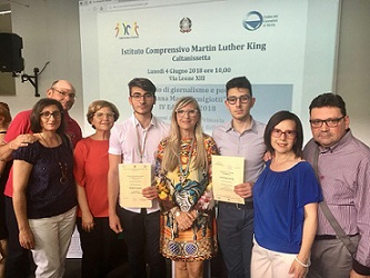 Due alunni dell’I.I.S. E.Medi di Leonforte premiati alla IV edizione del Premio regionale di giornalismo e poesia “Anna Maria Ermigiotti”