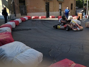 Circa sessanta i cartisti in gara sul circuito cittadino di zona Monte