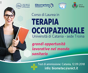 Oasi Troina avvia primo corso di laurea in terapia occupazionale con Università Catania