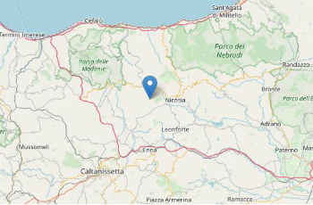 Terremoto ML 2.8 il 09-11-2021 ore 01:22:38 a 2 km E Sperlinga