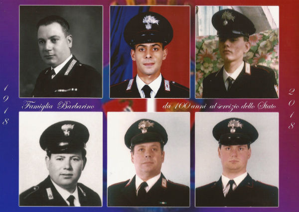 Una famiglia di Valguarnera: Cento anni al servizio dello Stato e dell’Arma dei Carabinieri