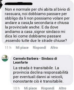 Leonforte: Confronto aspro in consiglio comunale sulla SP 7/A