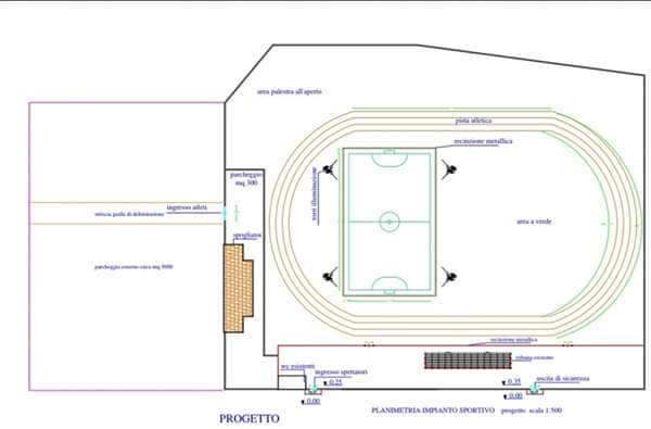 Bando di gara per i lavori di ristrutturazione dell’ex campo sportivo comunale di Nissoria