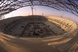 CONTE VISITA A DOHA CANTIERI METRO E STADIO AL BAYT