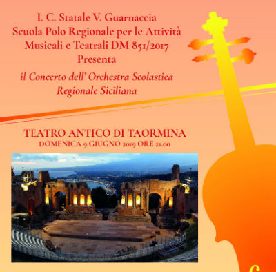 Al teatro antico di Taormina il concerto dell’I.C. Guarnaccia di Pietraperzia