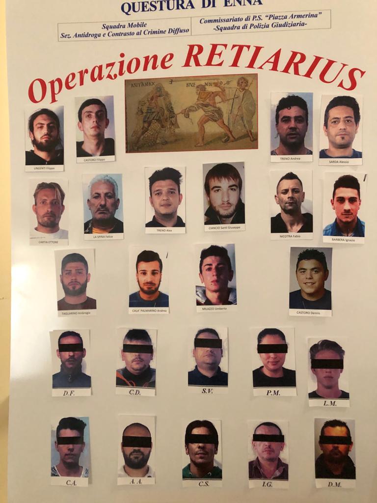 Piazza Armerina. Spaccio di droga, operazione «Retiarius» scarcerati alcuni degli arrestati