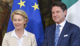 UE, CONTE INCONTRA VON DER LEYEN A BRUXELLES