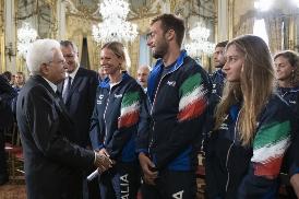 GLI AZZURRI DEL NUOTO DA MATTARELLA, PELLEGRINI “PROTEGGA LO SPORT”