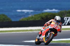 MARQUEZ È IMPRENDIBILE NELLE LIBERE DI ARAGON