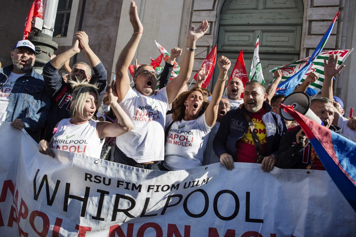 WHIRLPOOL, IL 31 OTTOBRE SCIOPERO GENERALE A NAPOLI