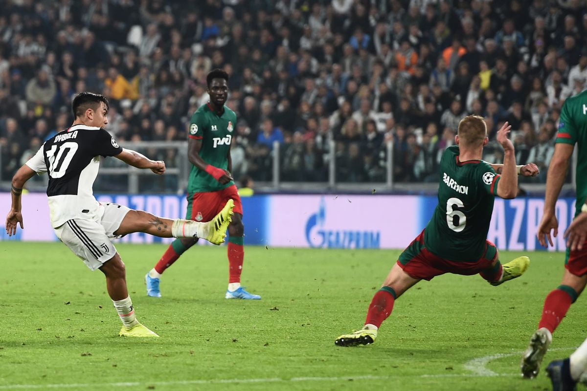 DOPPIETTA DYBALA, LA JUVE RIMONTA E BATTE 2-1 LA LOKOMOTIV MOSCA