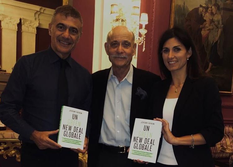 PECORARO SCANIO E RIFKIN INCONTRANO RAGGI “GREEN NEW DEAL PER ROMA”