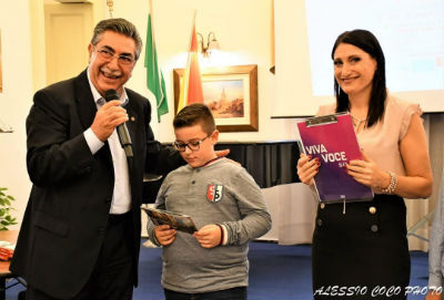 Premiato il piccolo Flavio Carmelo Misuraca per la partecipazione al film sul giudice Levatino