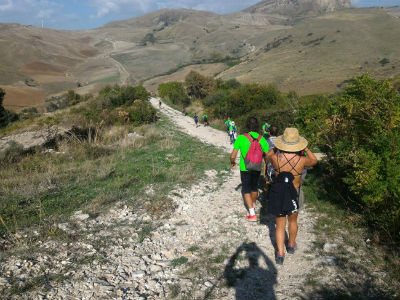 Antica Trasversale Sicula: i camminatori giunti ad Enna