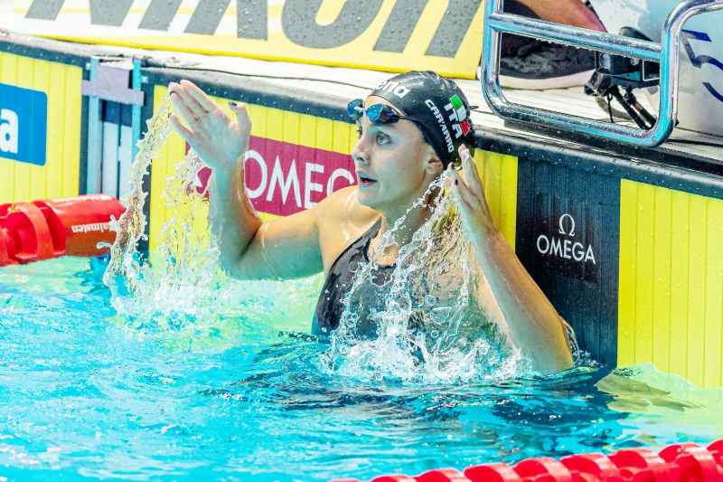 EUROPEI NUOTO: CARRARO D’ORO, CASTIGLIONI E PELLEGRINI D’ARGENTO