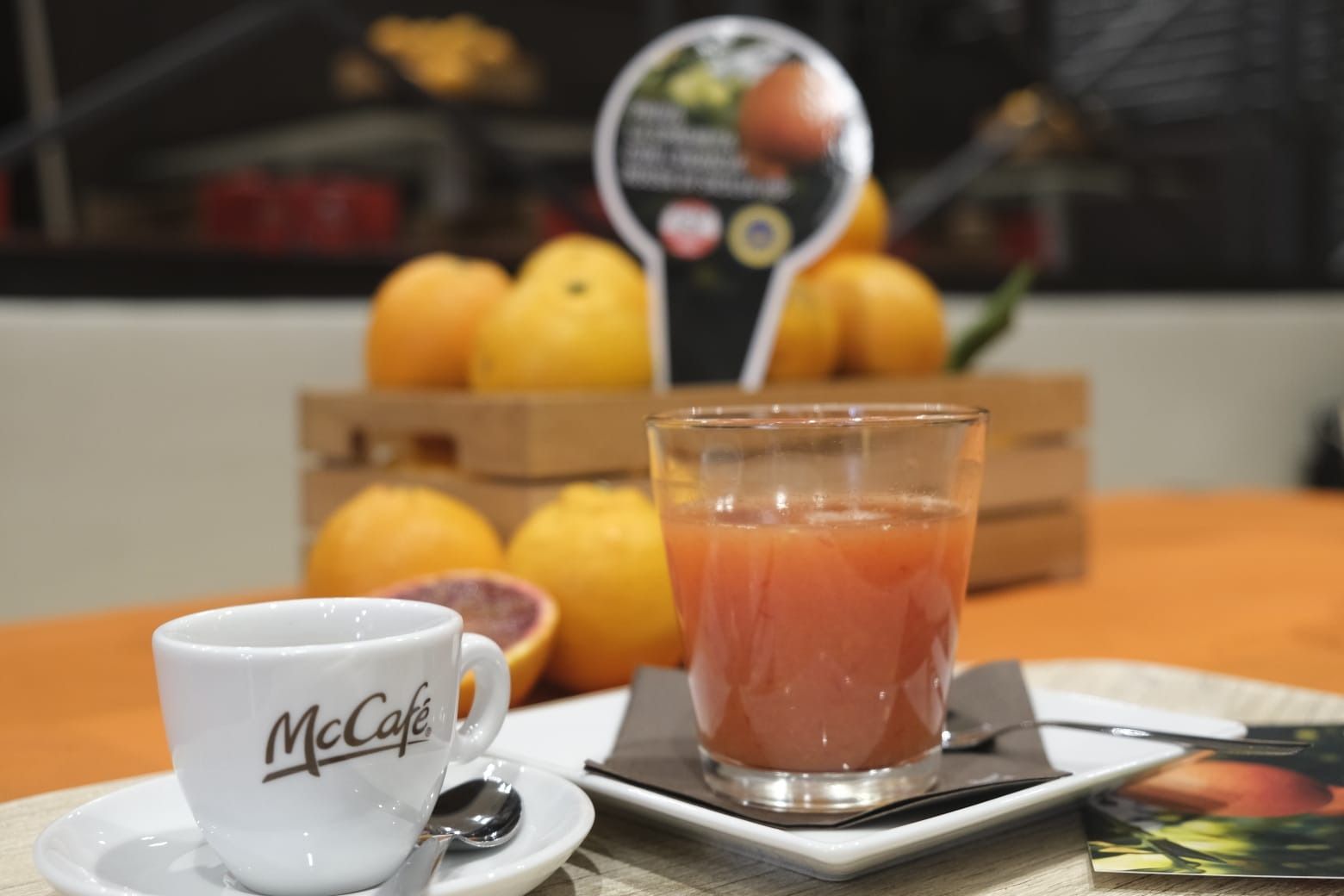 Da McDonald’s arrivano le spremute di arancia rossa siciliana