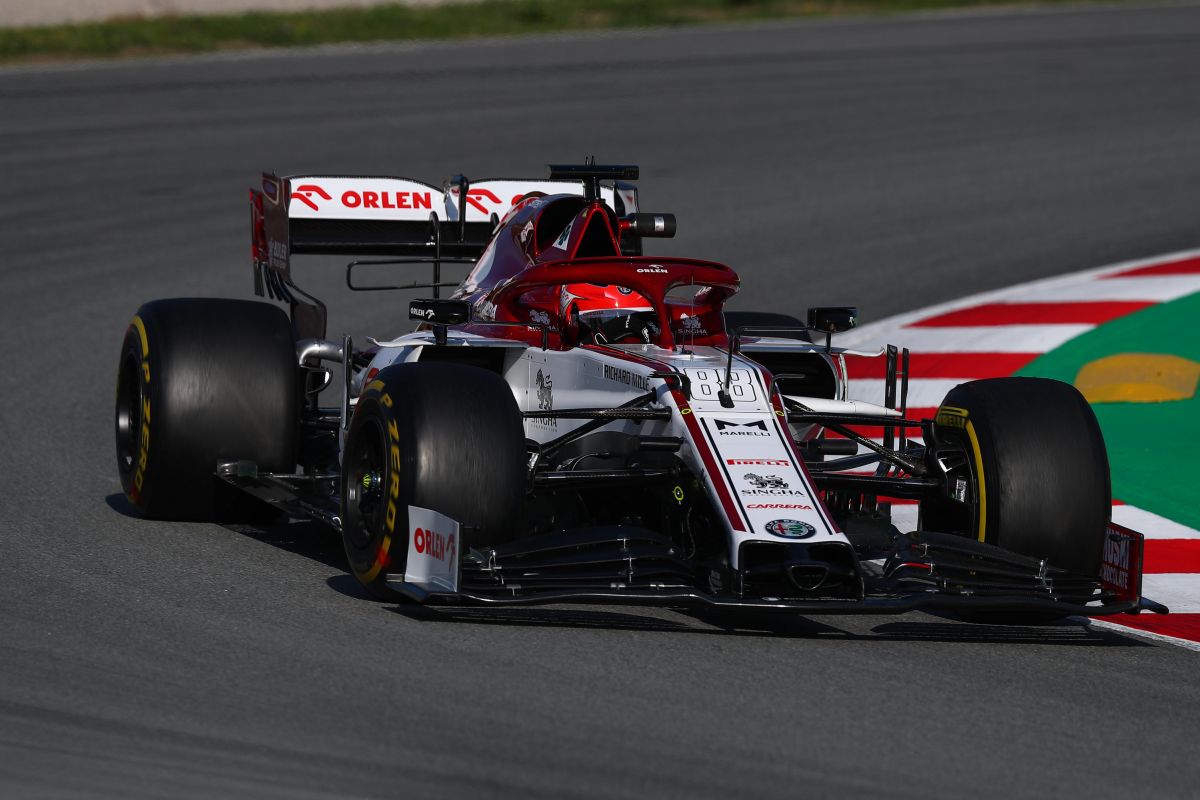 Test F1, miglior tempo per Kubica con l’Alfa Romeo a Barcellona