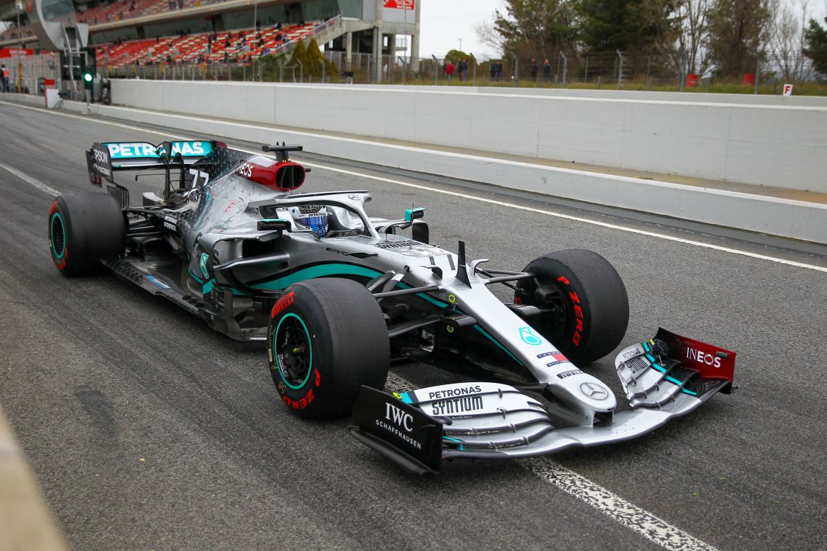 Ultimo giorno di test a Barcellona: comanda Bottas, quarto Leclerc