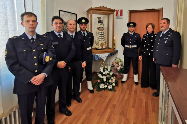 Aeronautica Militare: la Madonna di Loreto anche ad Enna in visita al Teleposto ed in Prefettura
