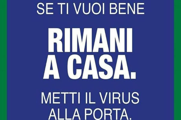 Non uscire da casa, diktat è chiaro