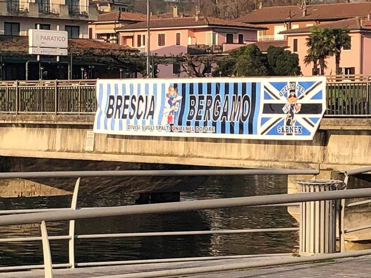 Brescia e Bergamo oltre la rivalità: “Unite nel dolore”