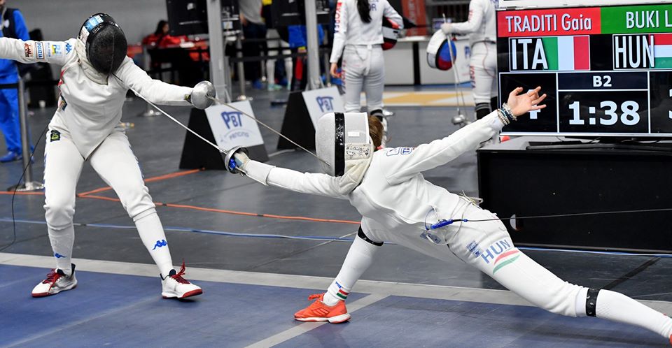 Sette spadiste azzurre in tabellone a Budapest