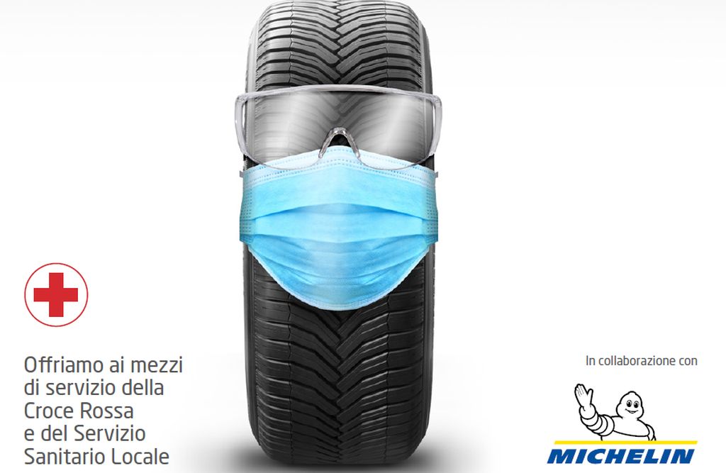 Coronavirus, Michelin ed Euromaster al fianco della Cri e Asl