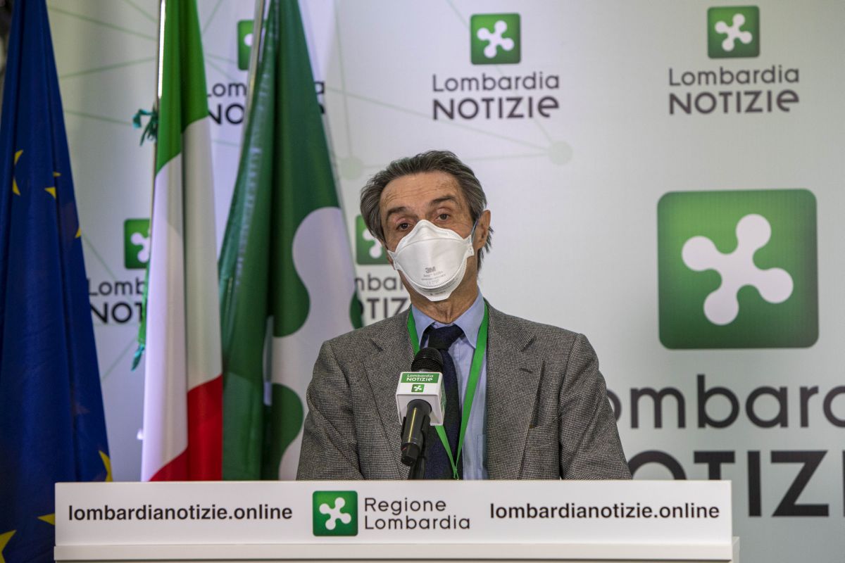 Fontana: “In Lombardia curva contagi rallenta ma molto lentamente”