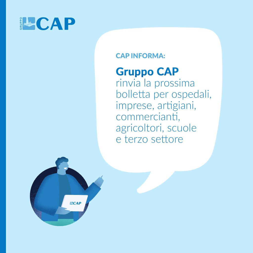 Milano, Gruppo Cap rinvia bollette acqua a imprese, scuole e ospedali