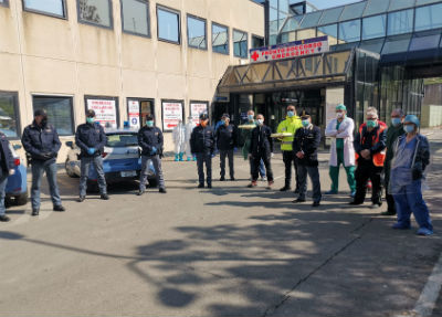 Enna. Polizia Stato offre colazione a personale ospedale Umberto I