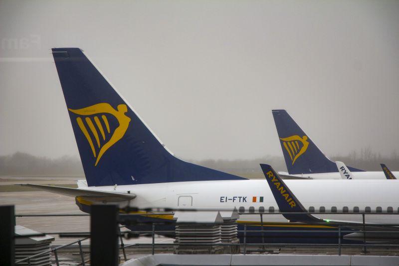 Ryanair dal 1 luglio pronta a ripristinare il 40% dei voli