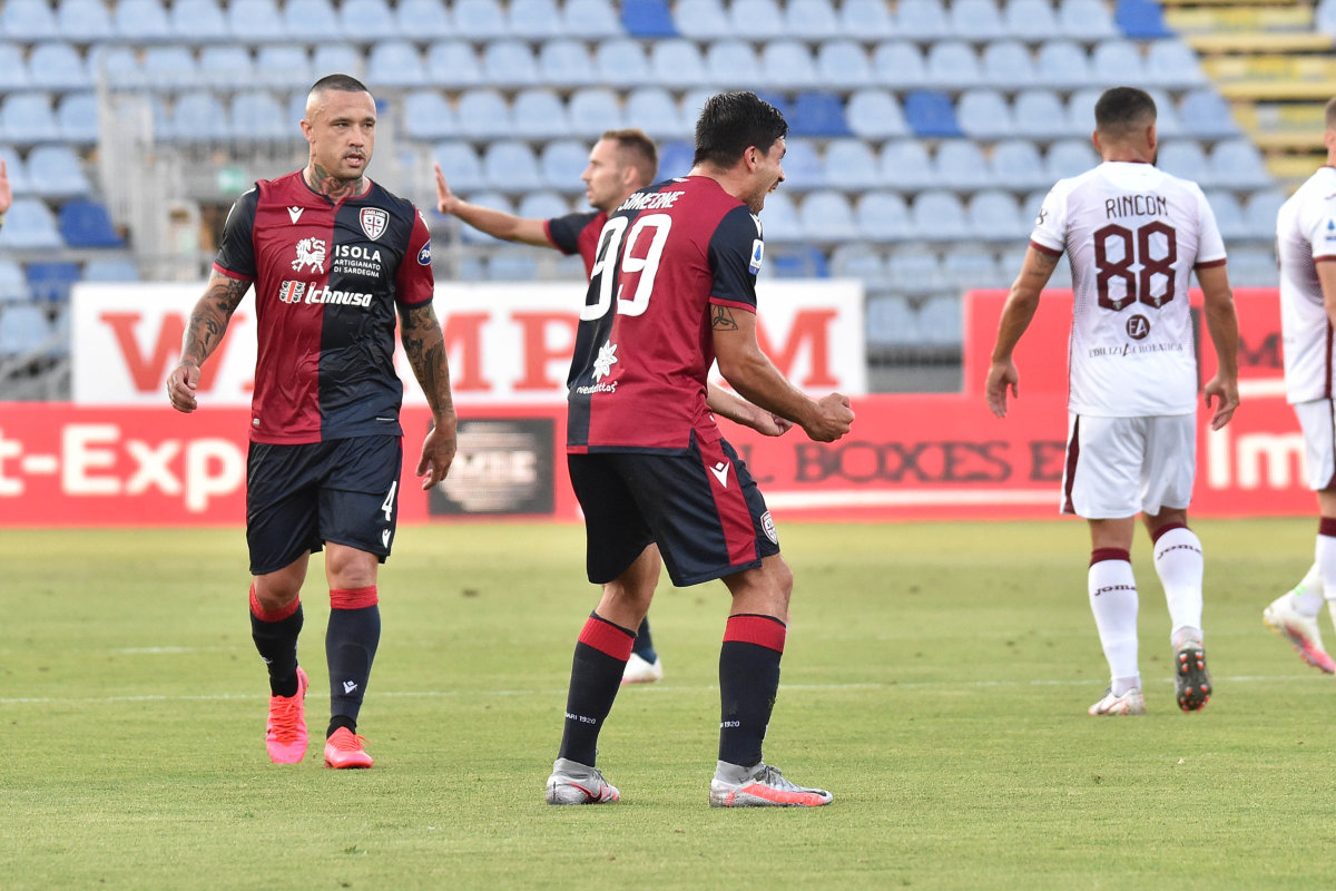 Joao Pedro ferma la rimonta del Toro, il Cagliari vince 4-2