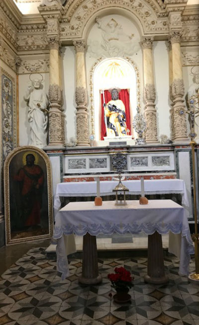 Reliquia di San Filippo donata dalla basilica romana Santi Apostoli al santuario di San Filippo di Aidone
