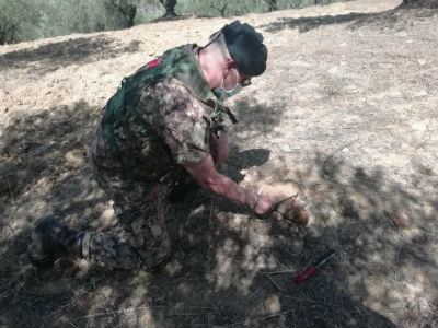 Agira: 4° Reggimento Genio Guastatori bonifica il territorio da residuati bellici dell’ultimo conflitto mondiale