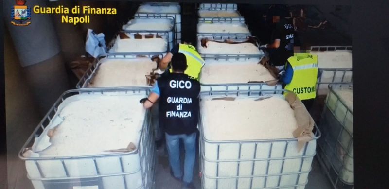 Porto di Salerno, sequestrate 14 tonnellate di “droga dell’Isis”